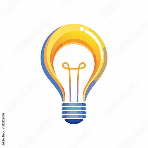 A glowing lightbulb illuminating ideas and creativity