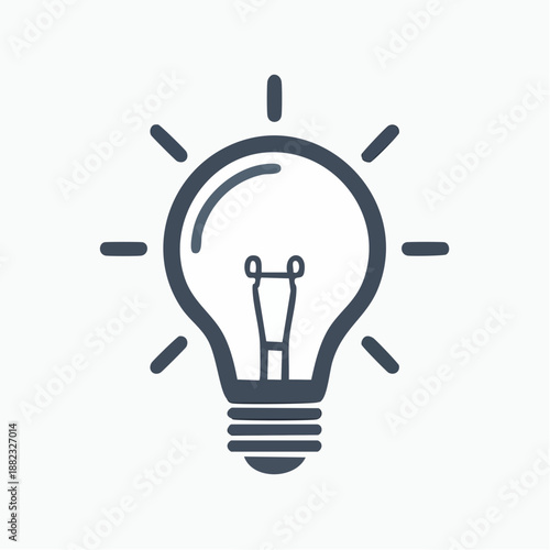Innovative Idea Generation with Light Bulb Symbolizing Creativity and Problem Solving