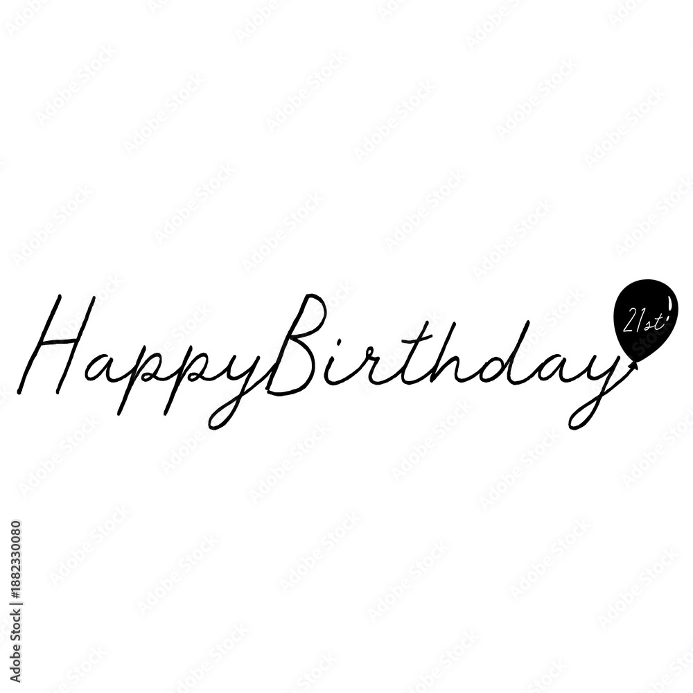 Fototapeta premium Happy Birthday
