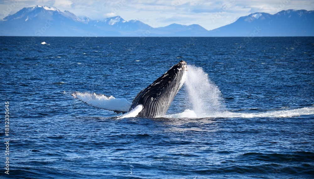Fototapeta premium Humpback Whale Breach