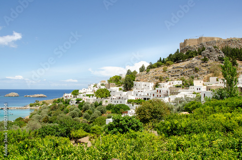 Φωτογραφία view of the city of the mediterranean sea