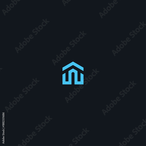 Small home logo icon flat vector design