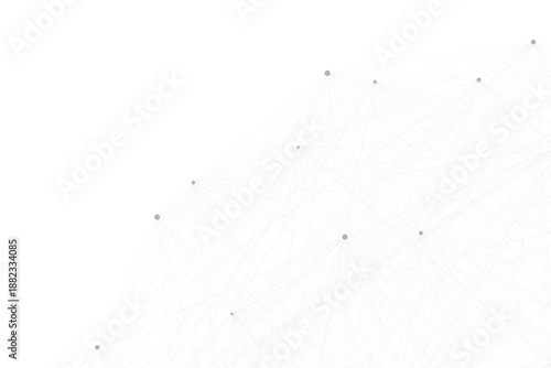 Abstract plexus-style geometric mesh with interconnected dots and lines forming a tech-inspired background.