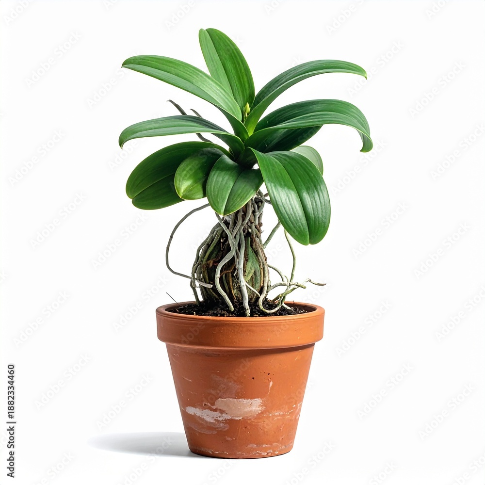 Obraz premium green plant in a pot
