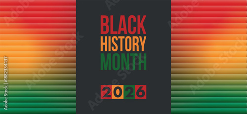 Black History Month. African American History. Celebrated annual. February and October. Poster, card, banner, background. Vector illustration