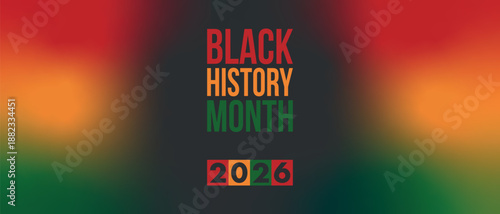 Black History Month. African American History. Celebrated annual. February and October. Poster, card, banner, background. Vector illustration
