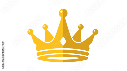 Golden Royal Crown Symbolizing Monarchy and Success.