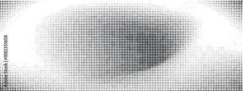 Halftone dotted background. Abstract pattern creating smooth transitions in modern minimalist tech-inspired composition