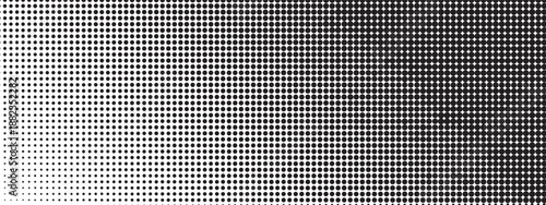 Polka dot background with black geometric pattern. Vector halftone design featuring dotted texture perfect for retro pop art prints and modern graphic applications