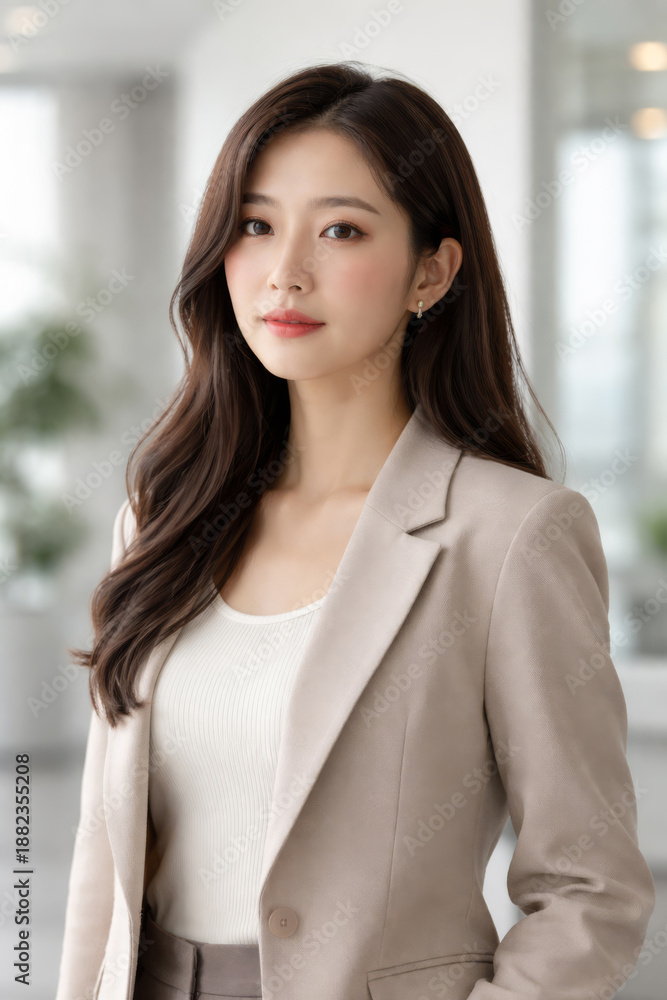 Fototapeta premium Minimal Office Look Woman