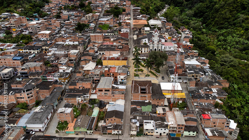 San Andres de Cuerquia, Antioquia - Colombia. August 31, 2025. It is a mountainous municipality located in the central Andes mountain range.