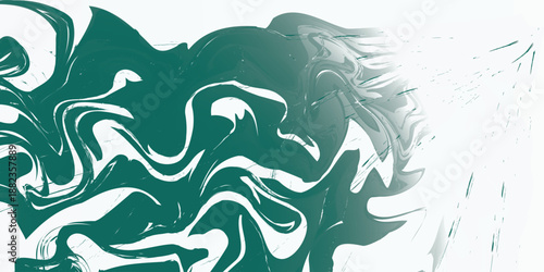 Abstract Swirls of Blue and Purple Paint.