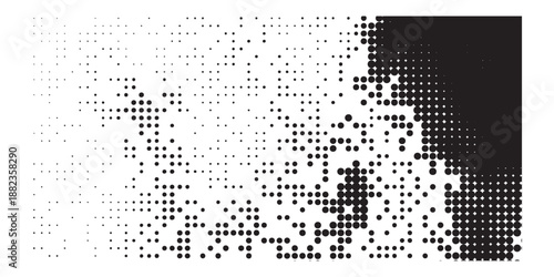 Abstract pattern of shattered glass fragments on a white background.