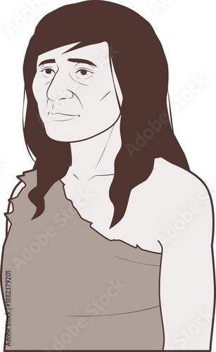 原始時代の女性っぽい人