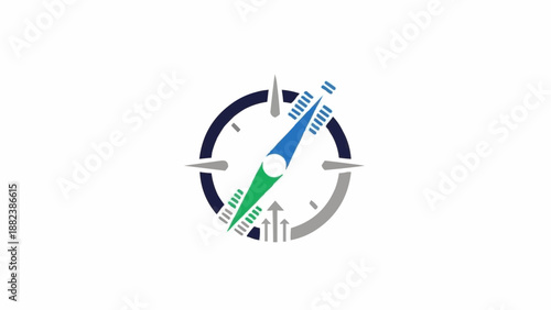 Compass Navigation Tool Direction Indicator.