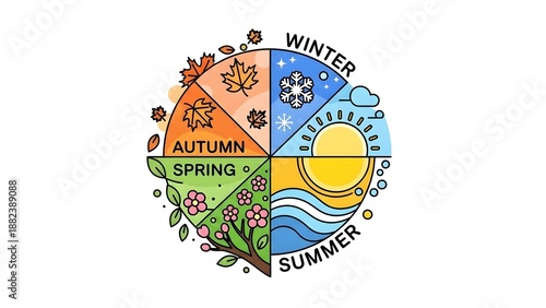 four season logo on white background