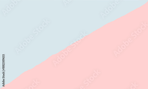 ピンクと水色の手描き風のナチュラル背景素材