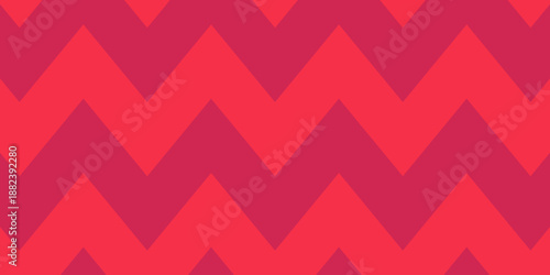 Vibrant red chevron seamless design