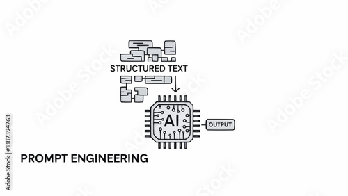 Artificial Intelligence Microchip Circuit Board.