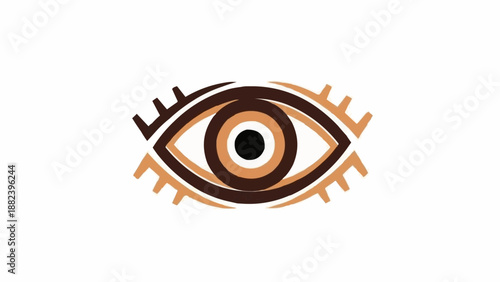 Closeup of a Stylized Human Eye.