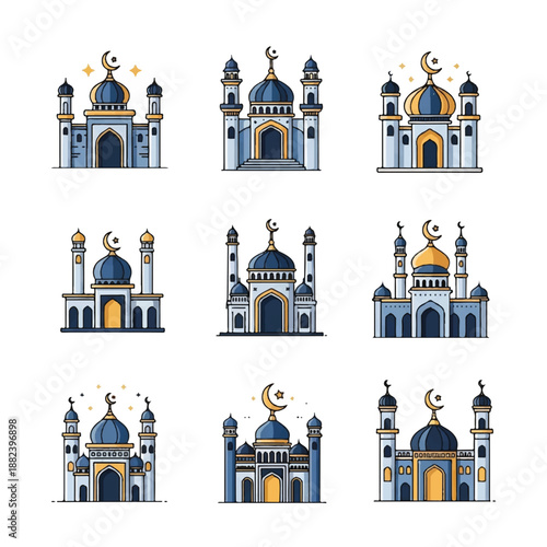 Mosque Architecture Islamic Buildings Collection.