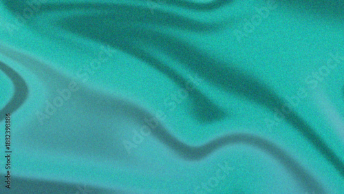 Bilde på lerret Elegant Teal Gradient Waves with High Fidelity Grain