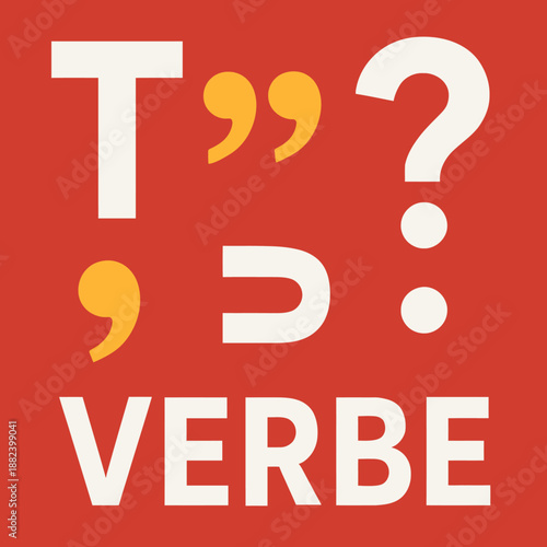 Abstract symbols for French grammar and verbs