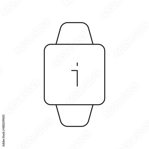 Smartwatch information help support info icon