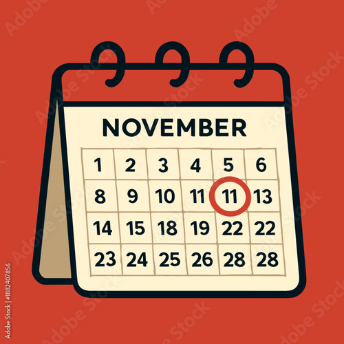 Calendar page marked for French Teachers Day