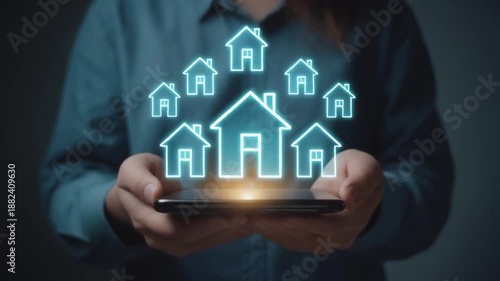 Digital Real Estate - Exploring Smart Home Technology and Property Investment.