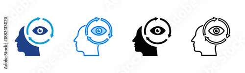 Awareness Loop Consistent and versatile vector icons illustrating essential concepts in various styles