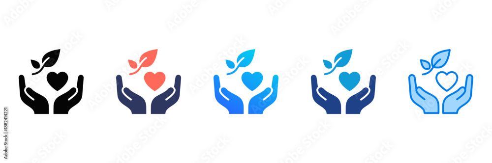 Fototapeta premium Acceptance Consistent and versatile vector icons illustrating essential concepts in various styles