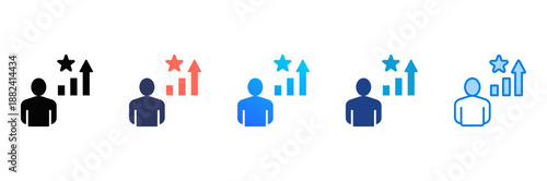 Confidence Consistent and versatile vector icons illustrating essential concepts in various styles