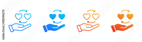 Empathy Consistent and versatile vector icons illustrating essential concepts in various styles