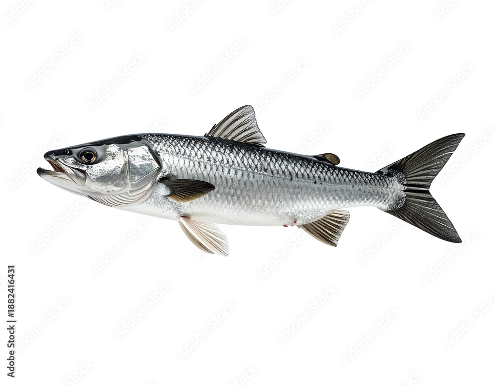 Fototapeta premium fish on white background