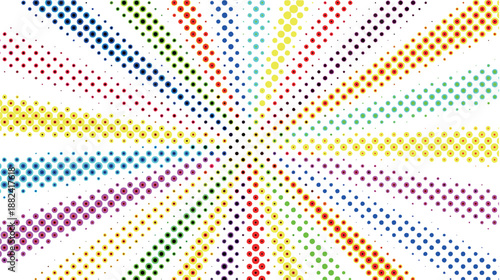 太陽　スクリーントーン　模様　背景