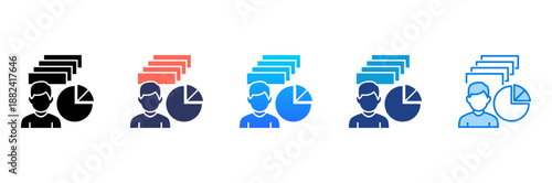 Customer Segmentation Consistent and versatile vector icons illustrating essential concepts in various styles