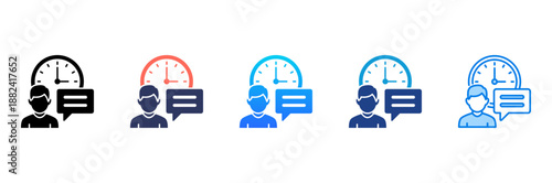 Interaction History Consistent and versatile vector icons illustrating essential concepts in various styles