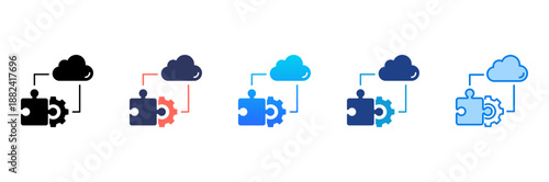 CRM Integration Consistent and versatile vector icons illustrating essential concepts in various styles