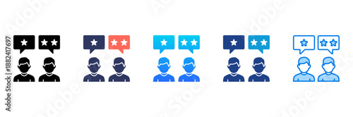 Client Feedback Consistent and versatile vector icons illustrating essential concepts in various styles