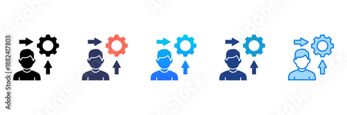 Task Assignment Consistent and versatile vector icons illustrating essential concepts in various styles