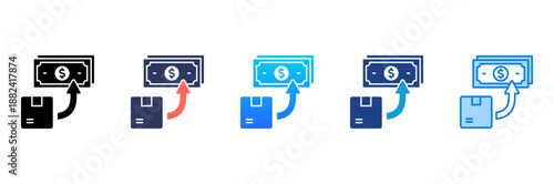 Upselling Strategy Consistent and versatile vector icons illustrating essential concepts in various styles