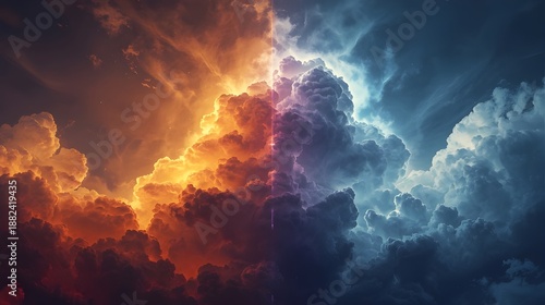 A vibrant illustration of the Earth surrounded by weather icons like sun, clouds, and rain, celebrating World Meteorological Day