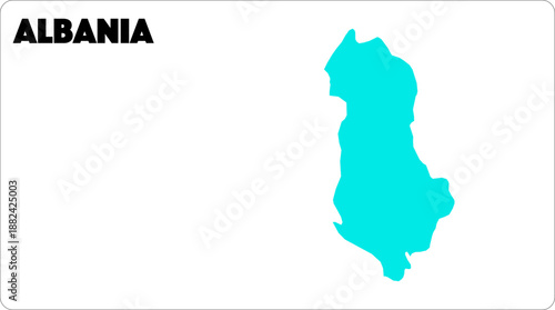 Albania Map World Map Illustration