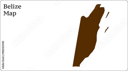 Belize Map World Map Illustration