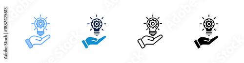 Innovation Multiple Style Icon Set Collection 