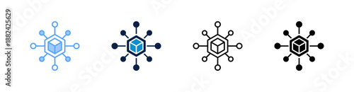 Digital Multiple Style Icon Set Collection 