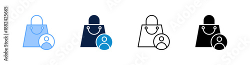 Consumer Multiple Style Icon Set Collection 