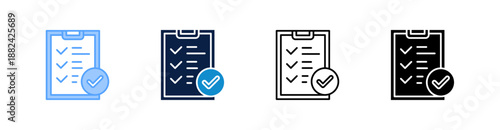 Standard Multiple Style Icon Set Collection 