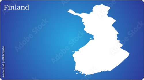 Finland Map World Map Illustration